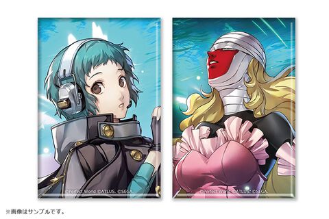 『P5X』山岸風花&ルキアのアクリルスタンド、スライドキーホルダー、スクエア缶バッジが発売決定。アトラスDショップで予約開始