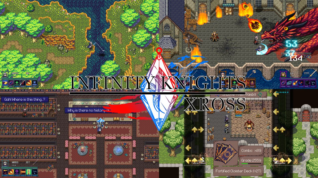 『Infinity Knights: Xross』菊田裕樹氏の新曲が公開! 往年のJRPGに強く影響を受けたドット絵アクションアドベンチャーゲーム
