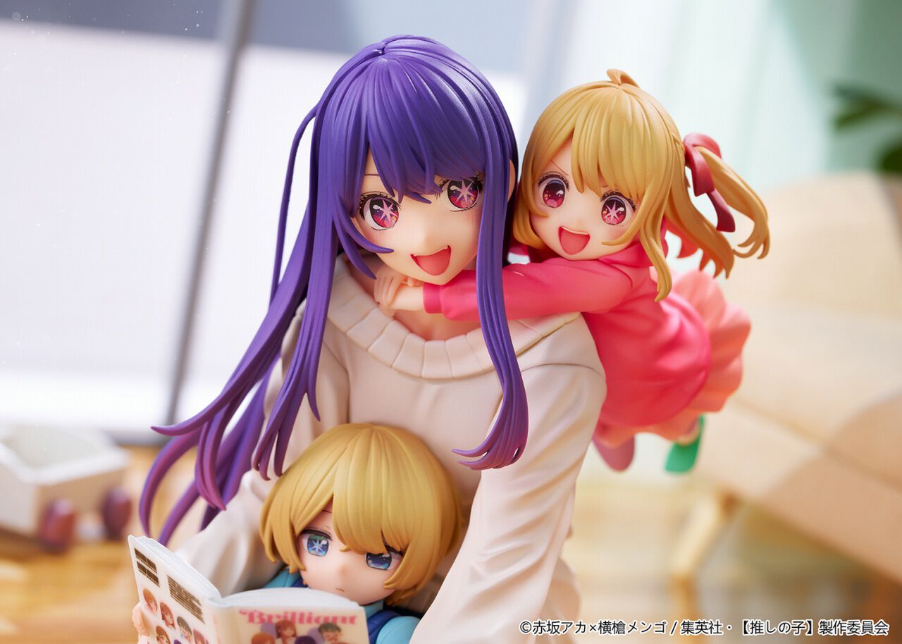 推しの子】アイ、アクア、ルビーの穏やかな日常を描いたフィギュアが