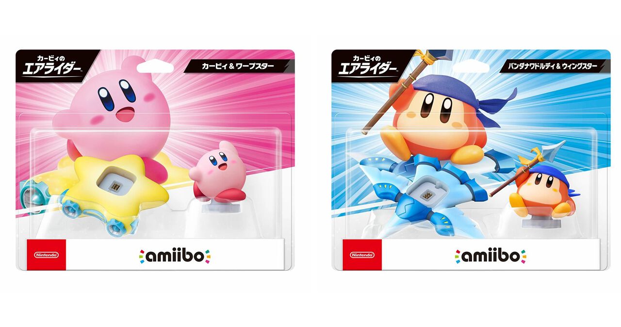 カービィのエアライダー』のamiiboがゲームと同時発売。カービィと