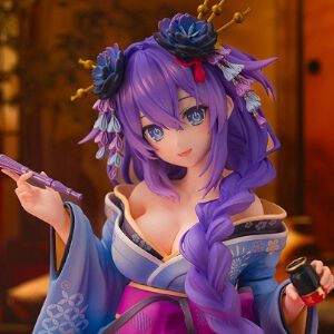 『閃乱忍忍忍者大戦ネプテューヌ』パープルハート、ブラックハートの妖艶な着物姿を再現したフィギュアが予約受付中。3Dクリスタルが付属する限定セットも