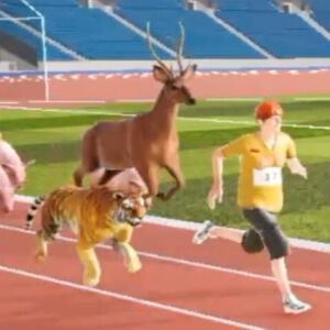 『Animal Run Relay』動物でも人間でも足の速いやつがモテる。これが唯一にして絶対の真理【動画】