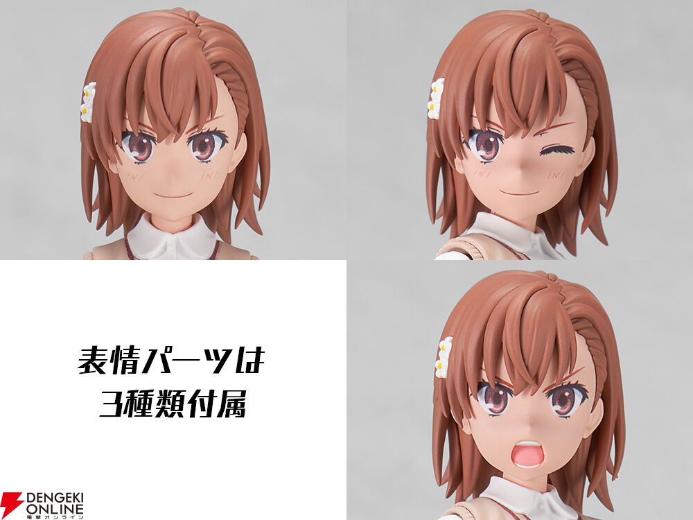 とある科学の超電磁砲T』御坂美琴が可動式プラモで登場