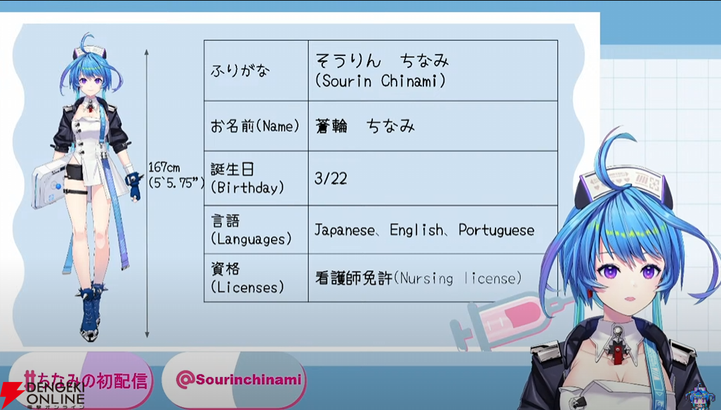 【りーさるぷらん】春麗の太ももに魅せられた格ゲーVTuber・蒼輪ちなみ。看護師を辞めてVデビューを決意したきっかけは“ゲームへの恩返し”