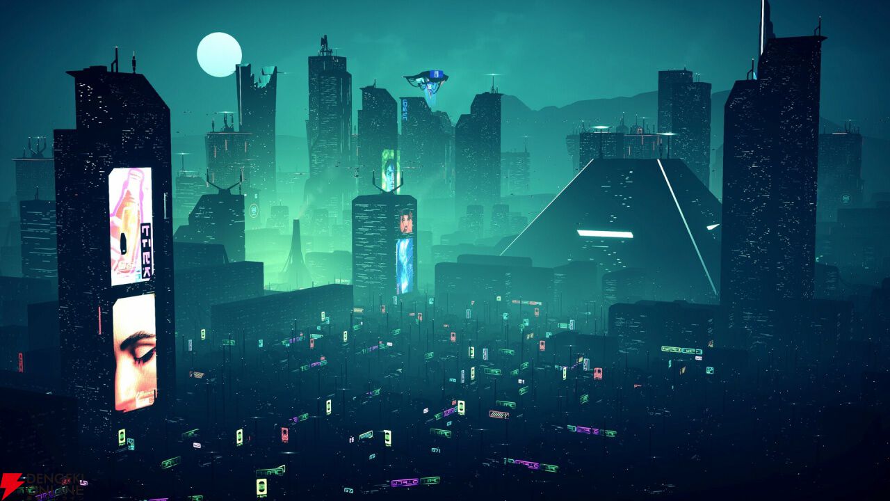Dystopika』はサイバーパンクな雰囲気あふれる未来都市が