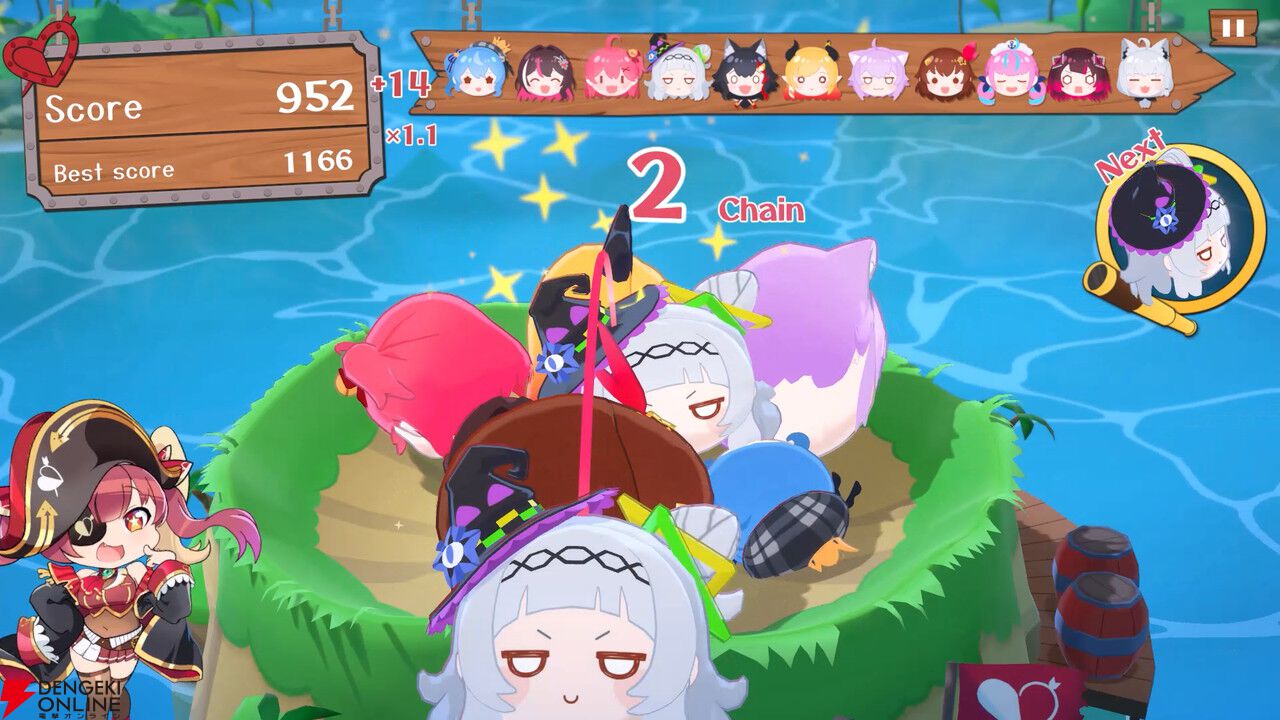 ホロライブお宝マウンテン』がSteamに登場。マリン船長がホロメンたち