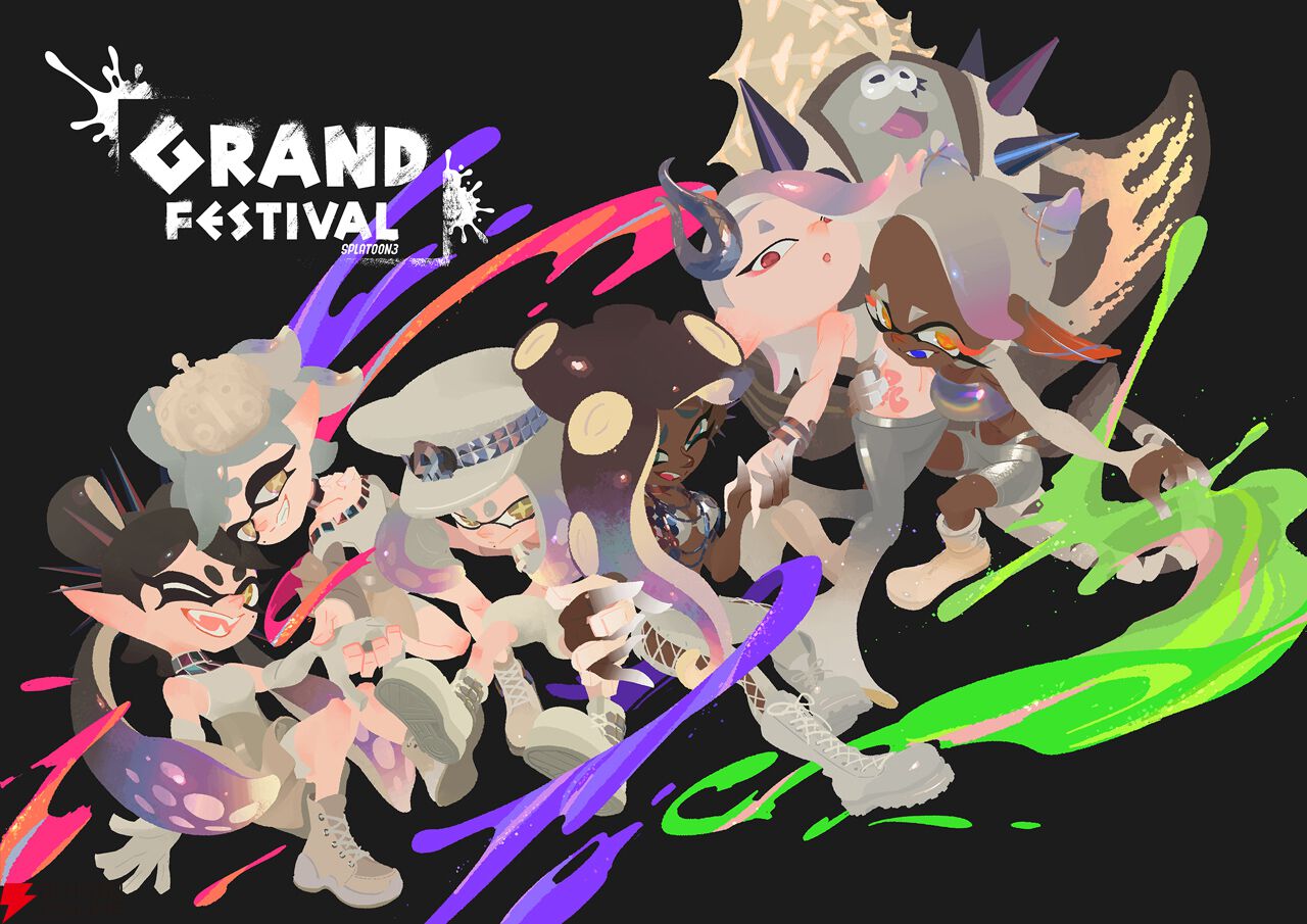 スプラトゥーン3』最大のフェス“グランドフェスティバル”が9月13日より72時間にわたって開催。お題は“大切なのは？ 過去 vs 現在 vs 未来”  - 電撃オンライン