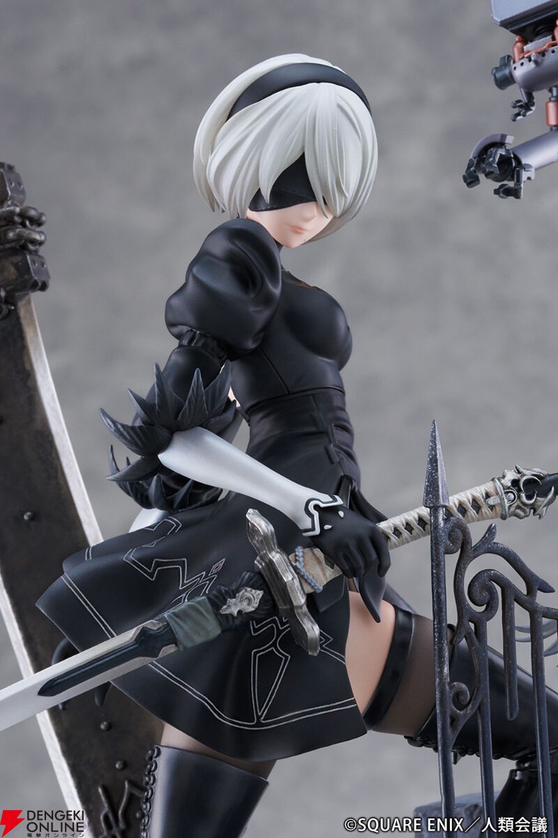 アニメ『NieR:Automata Ver1.1a』より“2B”フィギュアが登場。荒廃した