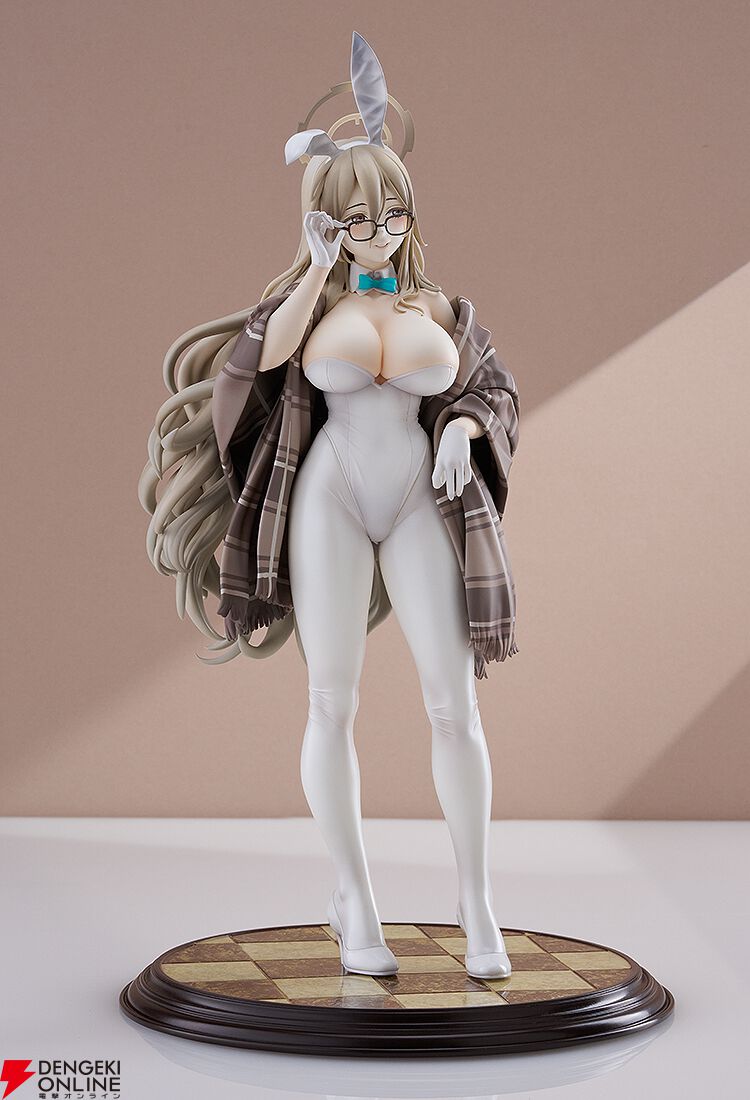 ブルアカ』より室笠アカネ（バニーガール）がフィギュア化。白タイツ、肉感的な脚線美をこだわりの造形で再現！【ブルーアーカイブ】 - 電撃オンライン