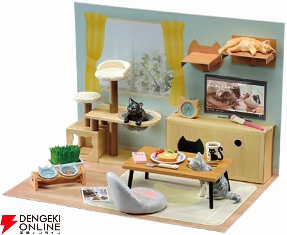 ぷちサンプル 猫田さんの日常』が再入荷販売中。猫好きOLの日常を