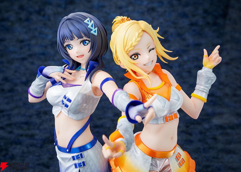 ラブライブ！虹ヶ咲学園スクールアイドル同好会』朝香果林＆宮下愛がフィギュア化。2体並べればジャケットイラストを再現可能 - 電撃オンライン