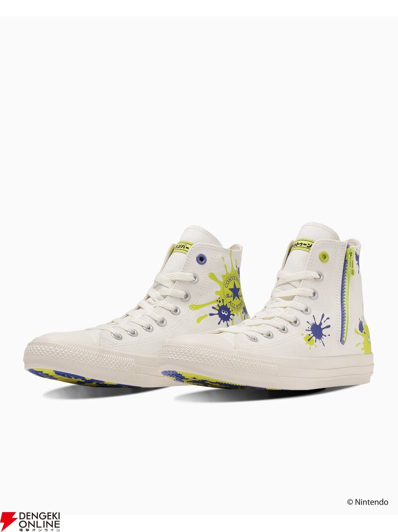 スプラ3』×CONVERSE（コンバース）がコラボ。オリジナルデザイン