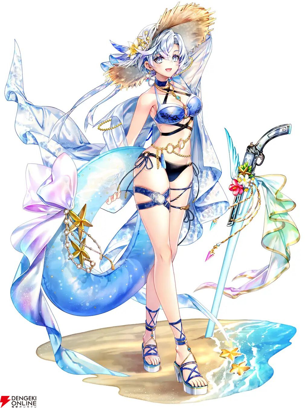 『白猫』夏イベ2024はイクシア、フーシャ、キアラ、リーチェの水着が登場。ハイテンションで海の家を経営！