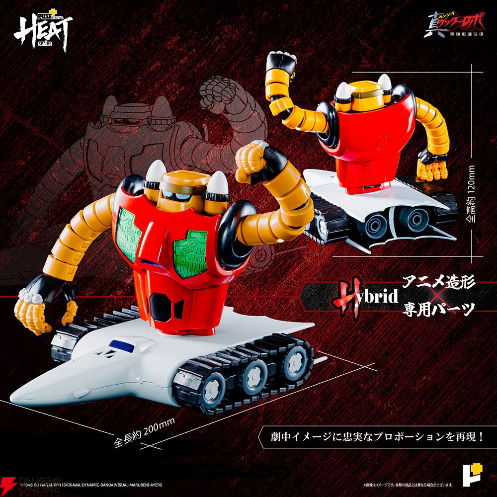 POSE+ L HEAT 真ゲッターロボ　ゲッター　3体セット METAL HEAT系列 三一萬能俠三號 (真三一萬能俠 世界最後之日ver