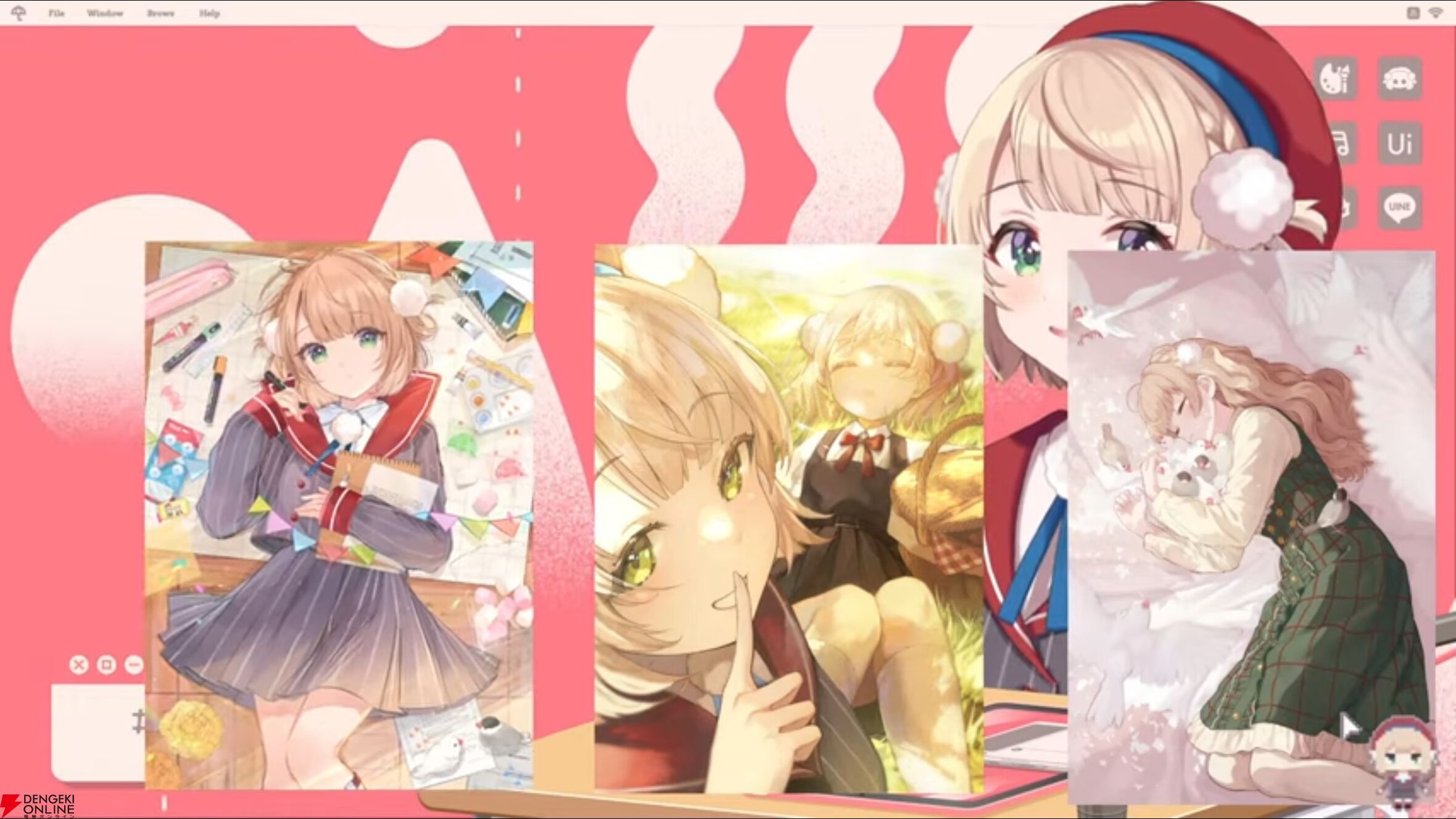 イラストレーター・しぐれういさんの個展が仕掛け満載で開幕。“555万円