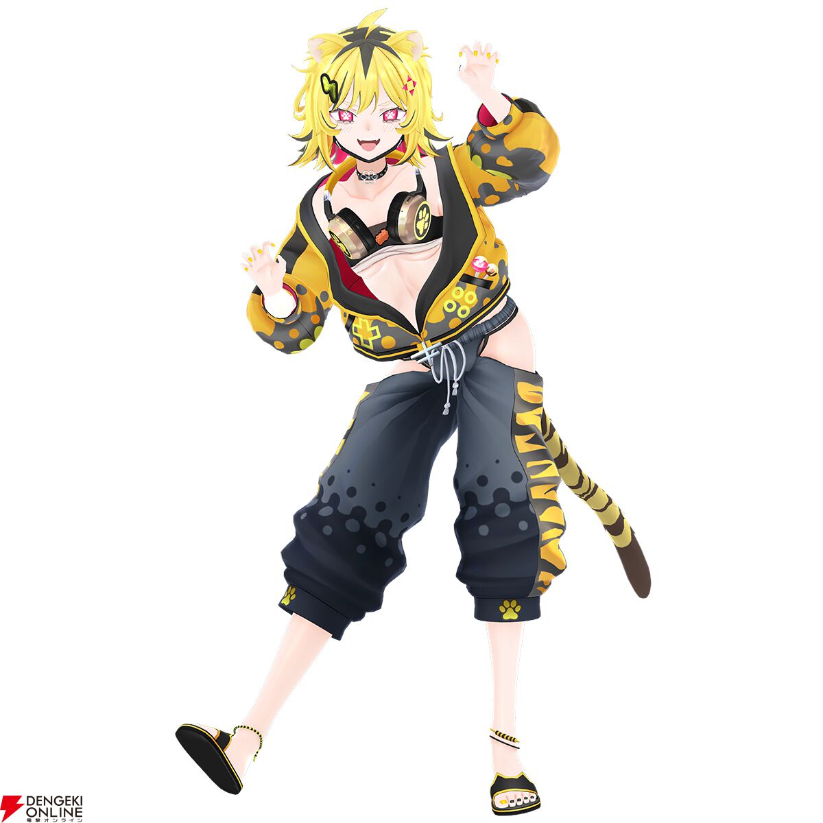 あおぎり高校】新人“うる虎がーる”さんデビューに合わせて自作の美少女