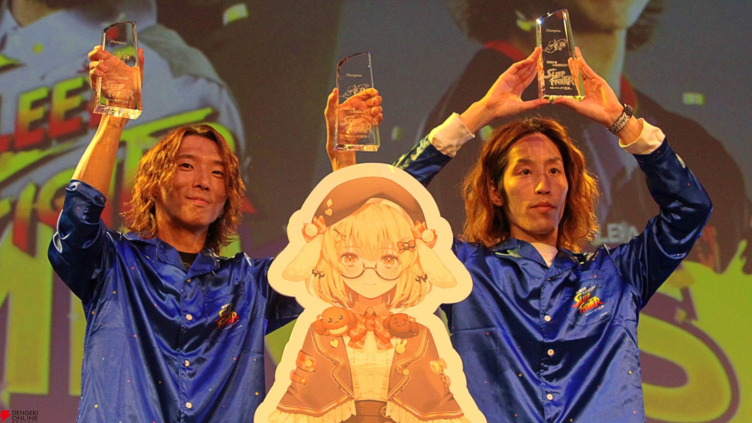 どぐらさん、SHAKAさん、因幡はねるさんの「ヘアスタイルを揃えてきた」チームが初代“Sleep Fighter”王者に輝く！【ストリートファイター6】