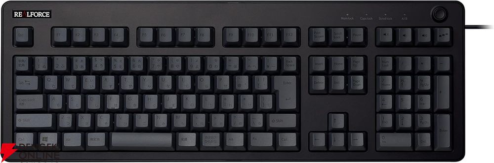 REALFORCE R3”キーボードにセパレートスペースキーモデルなど3