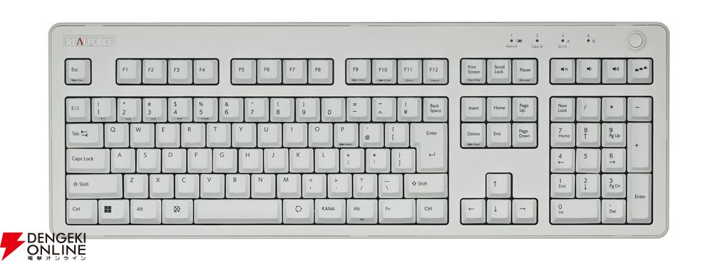 REALFORCE R3”キーボードにセパレートスペースキーモデルなど3モデル6
