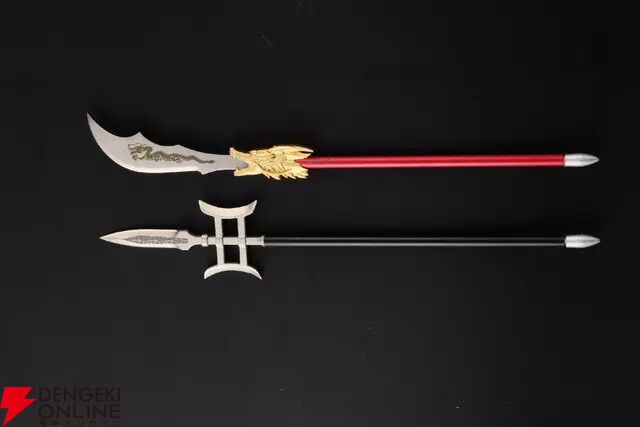 三国志の英傑・関羽＆呂布が愛用した武器がモチーフ！ ディテールに