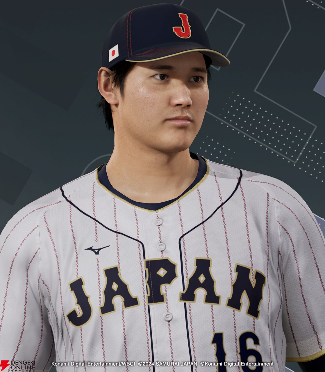 プロ野球スピリッツ2024-2025』大谷翔平選手のビジュアルが公開。投球