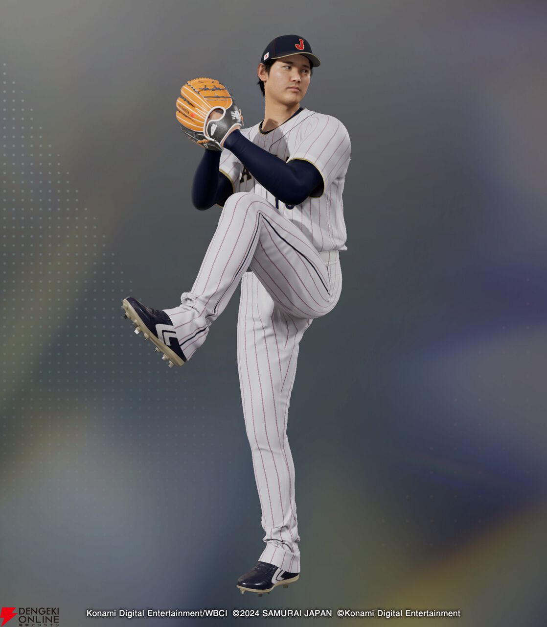 プロ野球スピリッツ2024-2025』大谷翔平選手のビジュアルが公開。投球