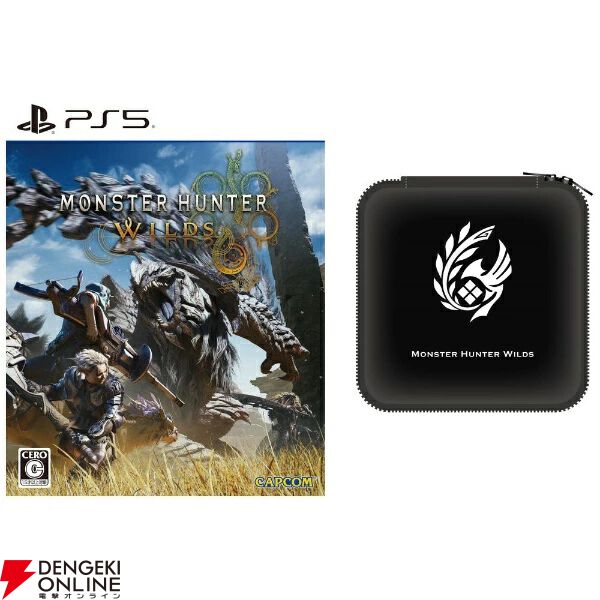 PS5『モンハンワイルズ』予約開始。楽天ビックでは調査隊エンブレム