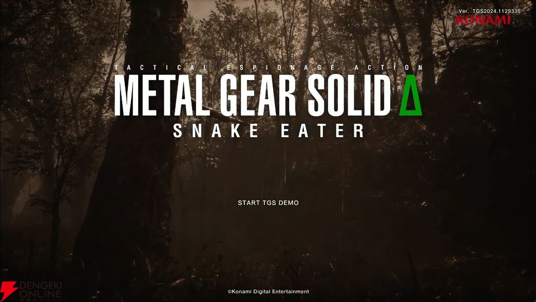 METAL GEAR SOLID Δ: SNAKE EATER』実機プレイしながら進化