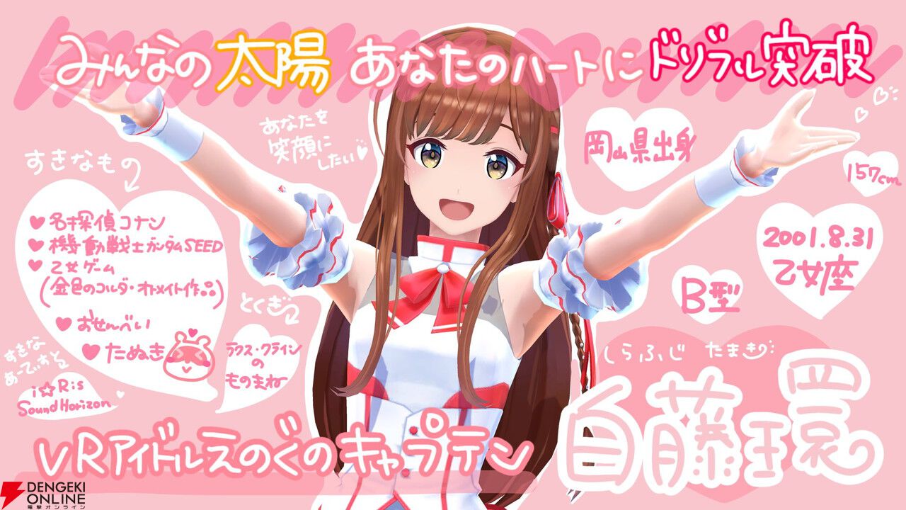 VRアイドル・えのぐが理想のライブを開催するため、クラウドファンディングを実施。開始1時間で目標を達成し、現在はストレッチゴールに挑戦中