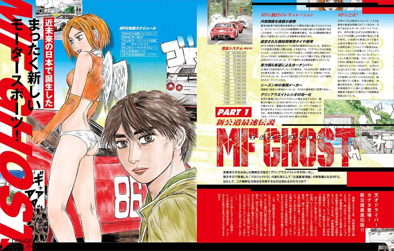 MF GHOST＆頭文字D＆バリバリ伝説大解剖』が発売。しげの秀一作品の世界をまとめて堪能できるモータースポーツファン必携の1冊！【MFゴースト】 -  電撃オンライン