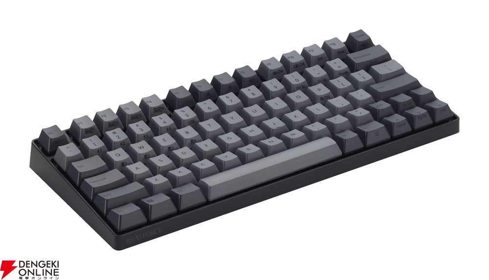 東プレ、70％サイズでコンパクトな“REALFORCE RC1 Keyboard