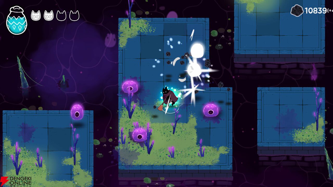 Crypt Custodian』はカワイイ黒猫となって死後の世界をキレイに