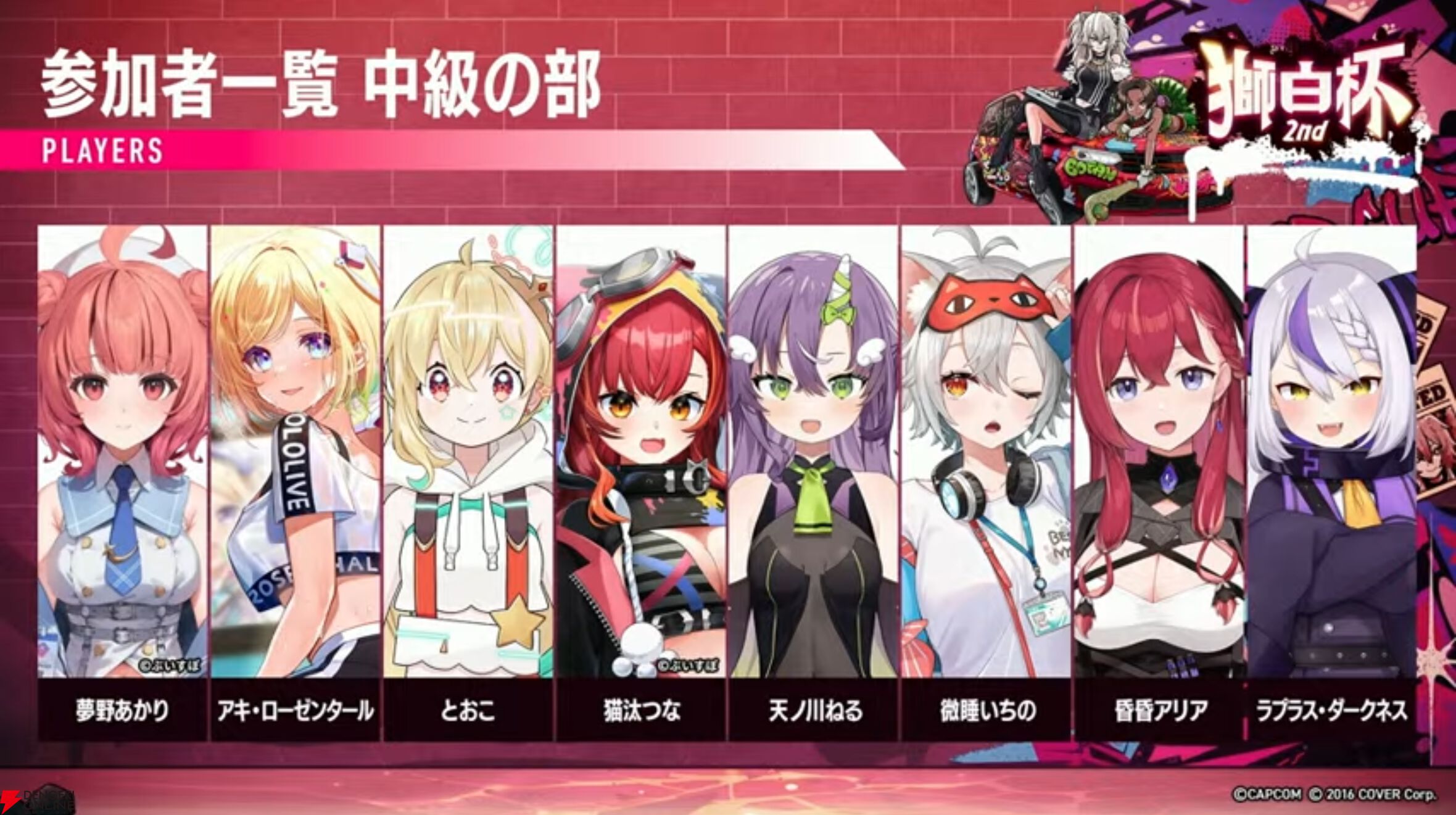 【ホロライブ】獅白ぼたんさん主催の『スト6』大会“獅白杯2nd”中級の部は、昏昏ありあさんを破った天ノ川ねるさんが見事優勝！