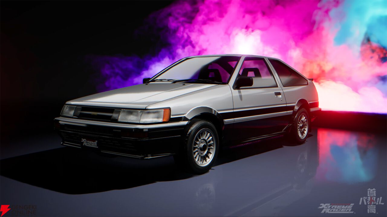 首都高バトル』最新作にTOYOTA“LEVIN GT-APEX 3door（AE86L