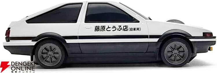 頭文字D』藤原とうふ店仕様の“トヨタAE86(ハチロク)”を再現 頭文字D』藤原とうふ店仕様の“トヨタAE86(ハチロク)”を再現