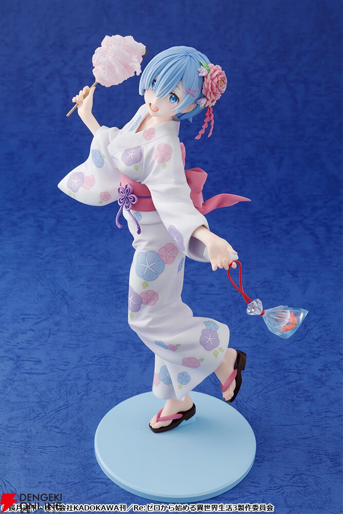 リゼロ』浴衣姿のレムのフィギュアが再販。限定特典はデフォルメイラストが可愛すぎる缶バッジ【Re：ゼロから始める異世界生活】 - 電撃オンライン