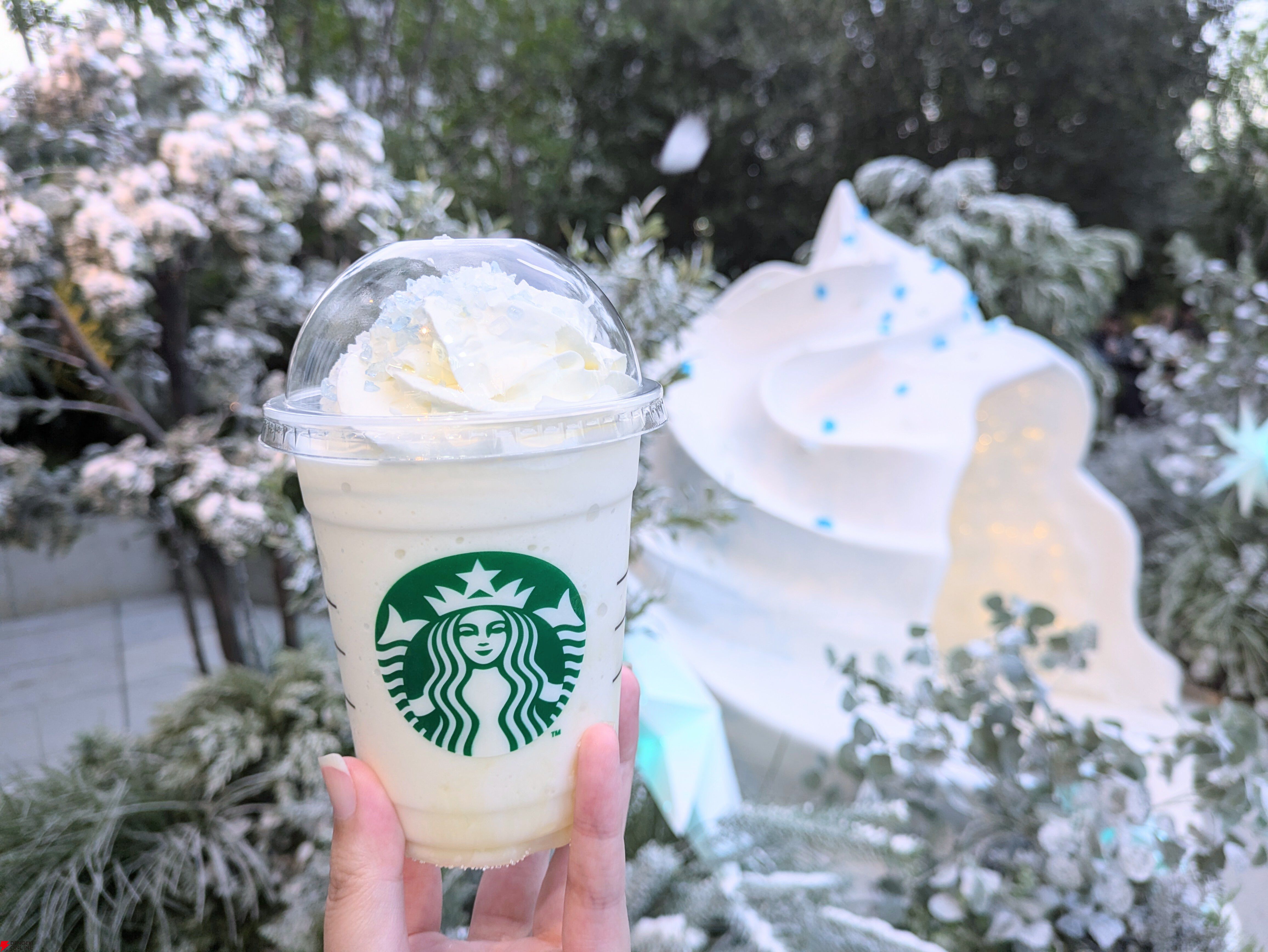 スタバ新作】初雪を閉じ込めたようなマカダミアホワイトスノー