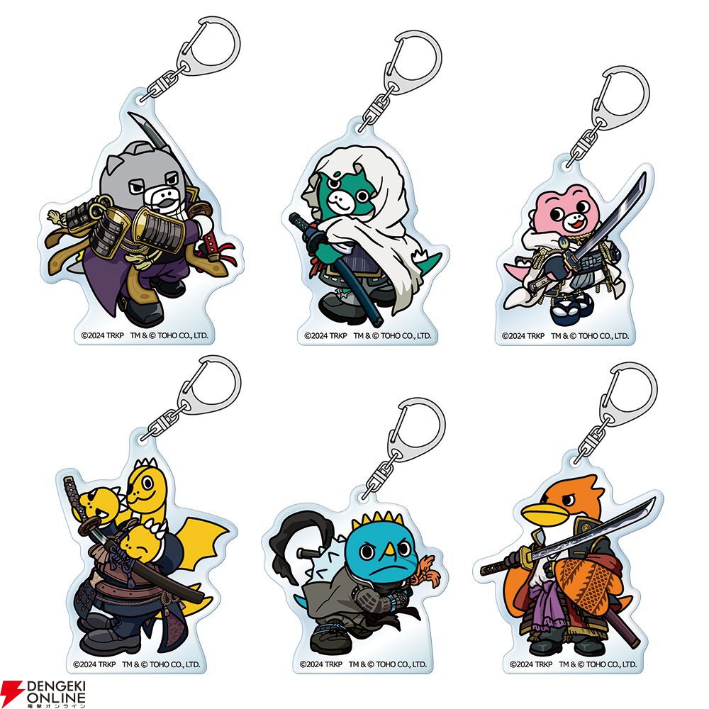 ゴジラ×こんのすけ アクリルキーホルダー　刀剣乱舞 C93 ゴジラ×こんのすけ アクリルキーホルダー 刀剣乱舞 C93 ゴジラ・ストア