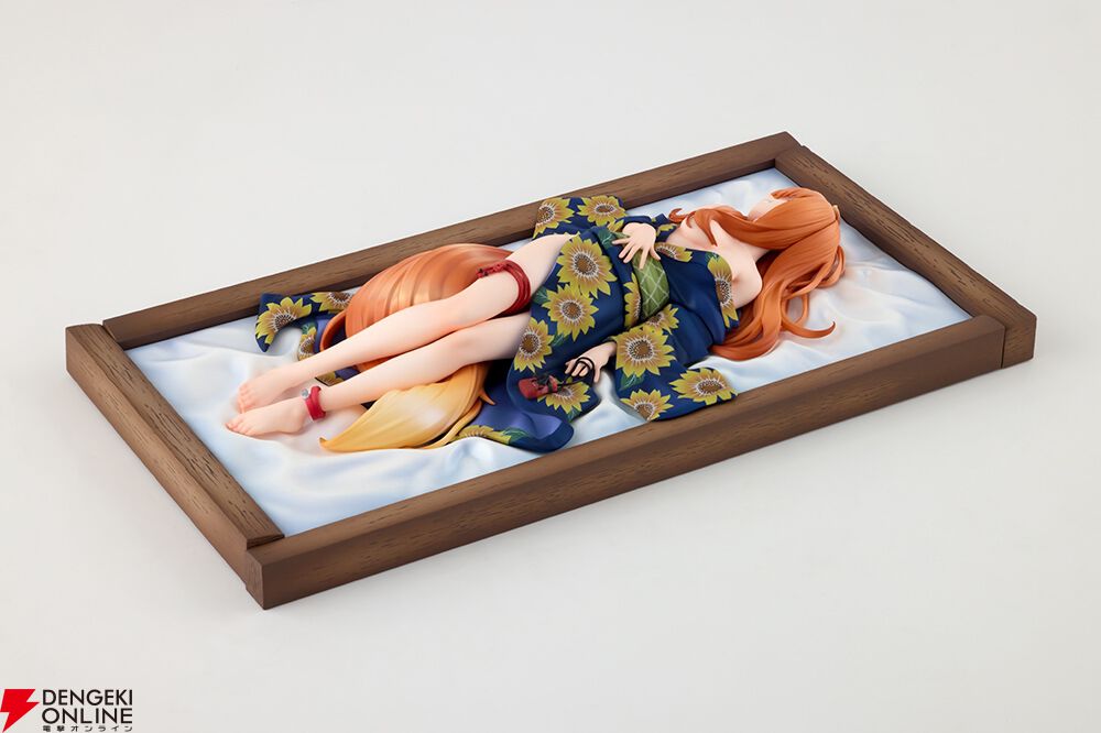 狼と香辛料』大胆に着崩した浴衣姿のホロがフィギュアに。ニヤリと挑発