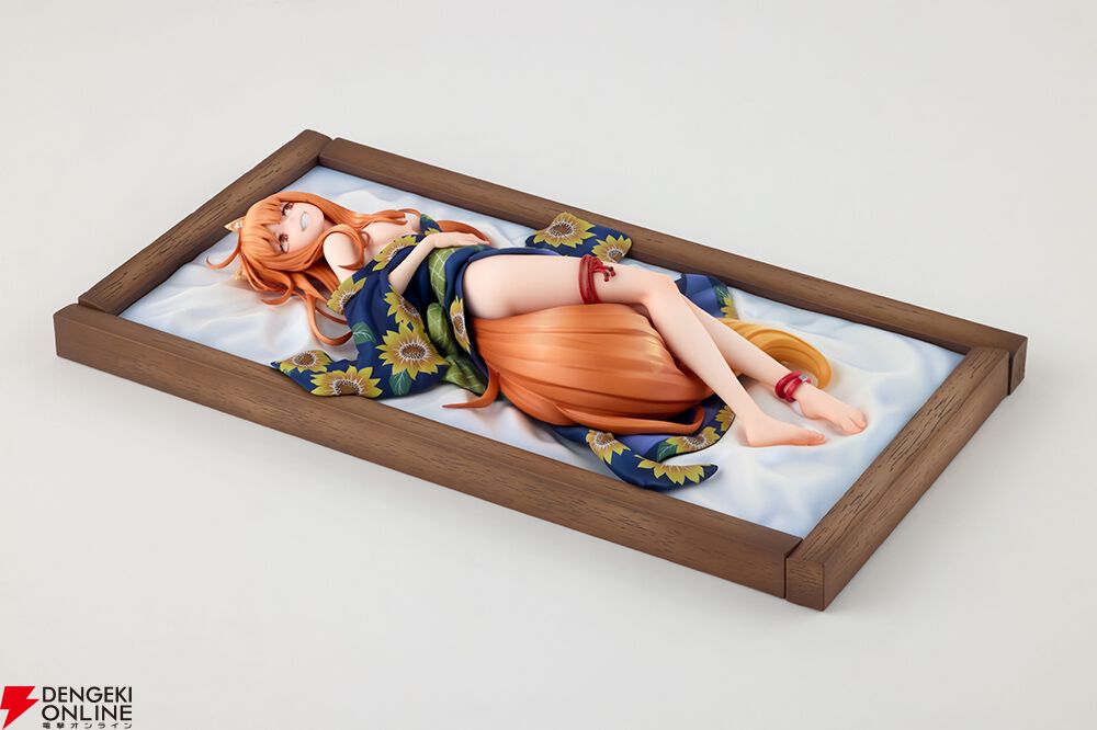 狼と香辛料』大胆に着崩した浴衣姿のホロがフィギュアに。ニヤリと挑発