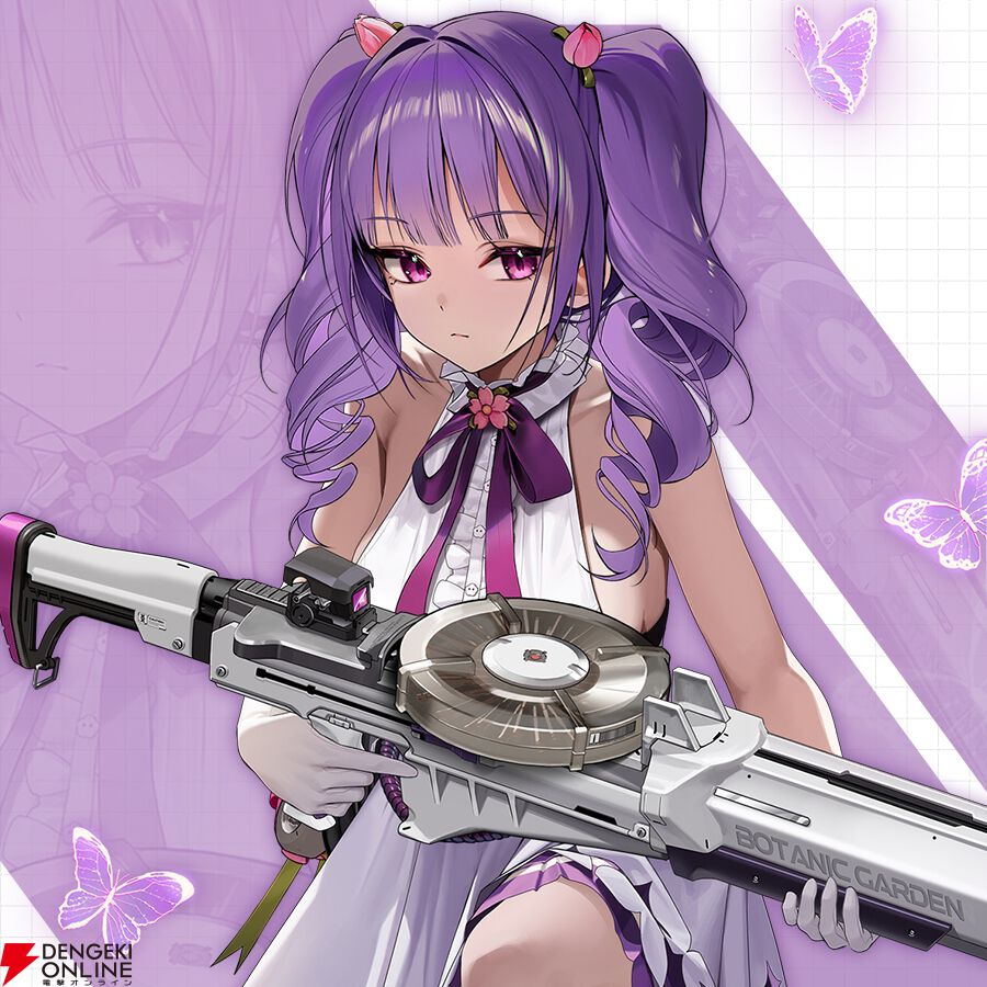 NIKKE』フローラ（声優：遠藤綾）は花の知識が豊富なニケ。座って