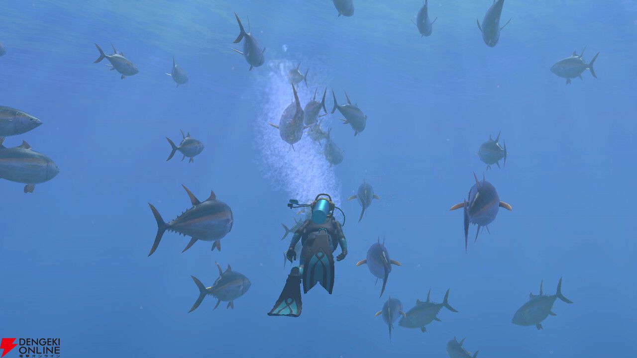 Switch『フォーエバーブルー ルミナス』登場する生物は500種以上