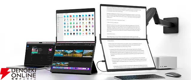 FlipGoプロ【13.5インチ】持ち運び型スタンドスナップVESAアダプタ