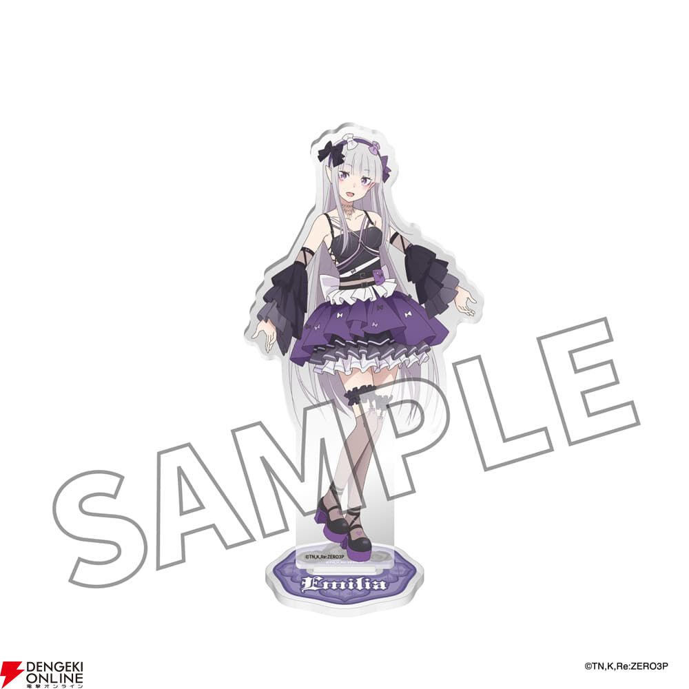 リゼロ　c105 アクリルスタンド　バッジ コンプセット リゼロ c105 アクリルスタンド バッジ コンプセット