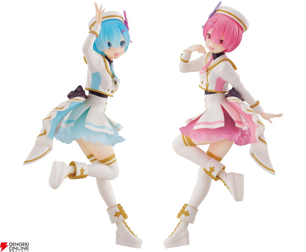 リゼロ』レム＆ラムが華やかなステージ衣装でフィギュア化。躍動感あふれるデザインも魅力的【Re：ゼロから始める異世界生活】 - 電撃オンライン