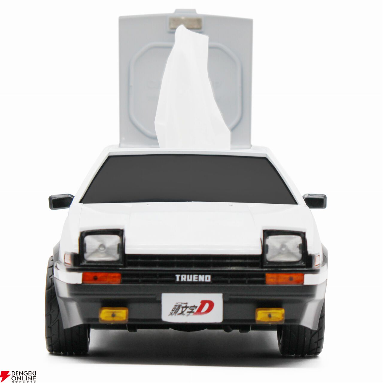 頭文字D』主人公・藤原拓海の“TOYOTA AE86 トレノ”がウェットティッシュケースに。藤原とうふ店（自家用）仕様で登場 - 電撃オンライン