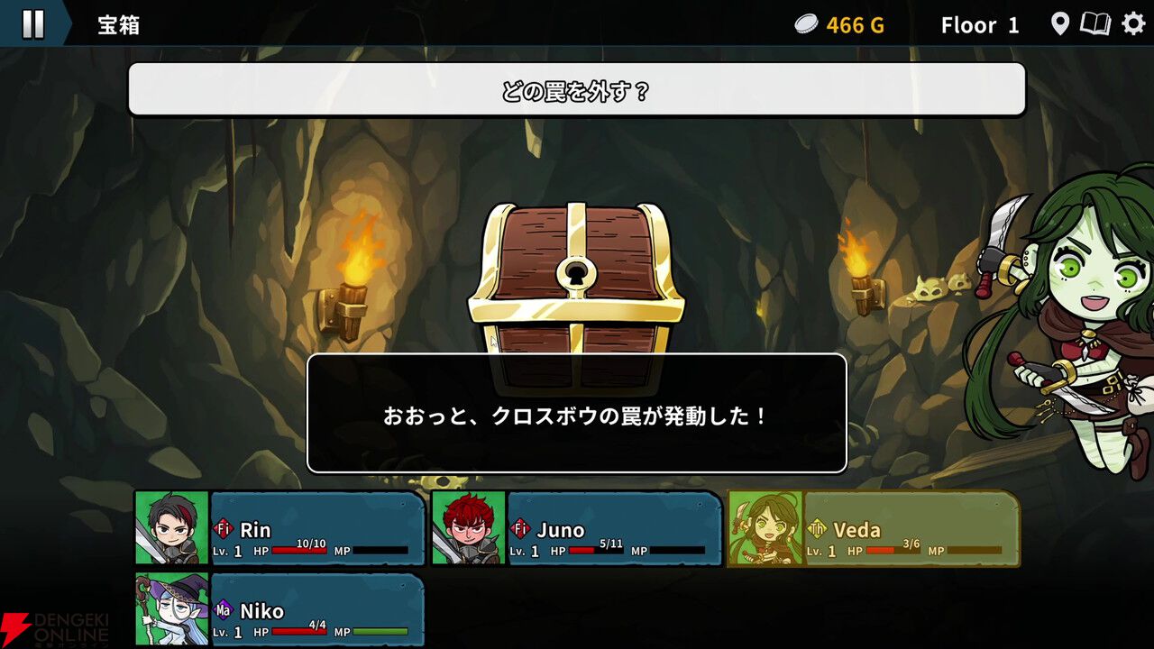 ウィザードリィ』にインスパイアされたローグライトRPG『Wizlite