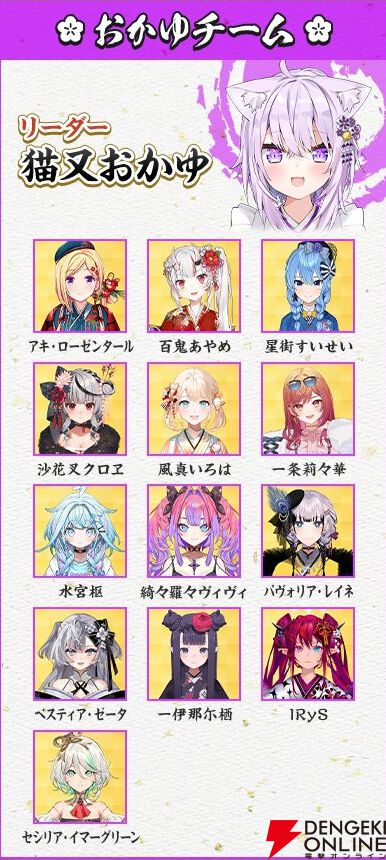 【ホロライブ】“ホロ新春ゲーム祭2025”が本日（1月13日）17時から開宴！ ホロメン53名によるチーム対抗戦