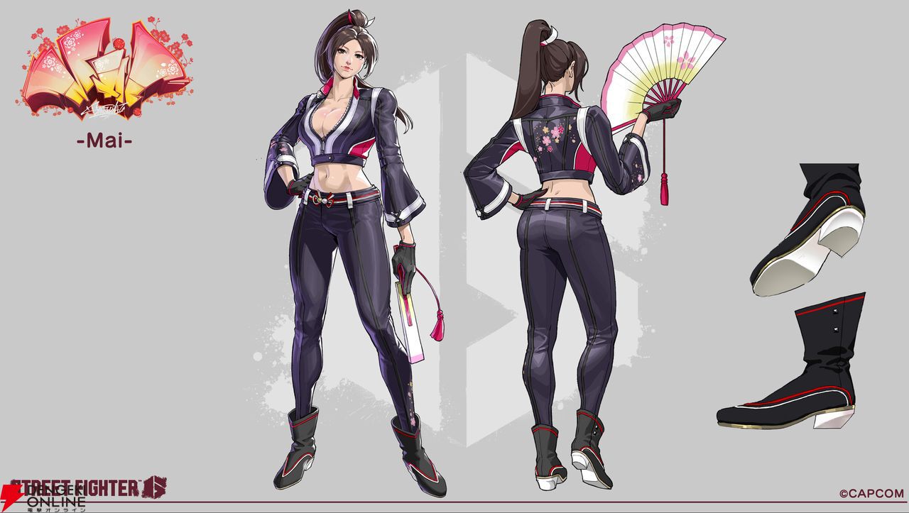 KOF スト6 ストリートファイター6 不知火舞　ビッグ　アクリルスタンド ① スト6』待望のゲストキャラクター“不知火 舞”が2月5日に配信。扇子と炎