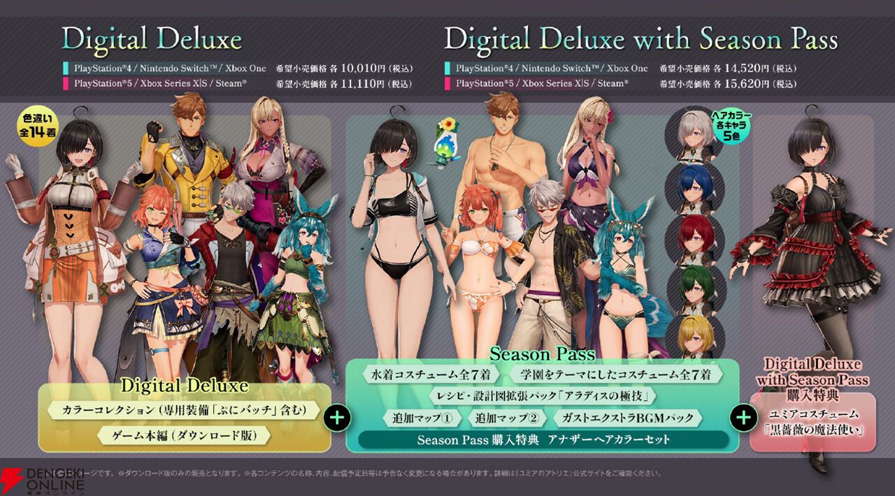 『ユミアのアトリエ』発売直前まとめ。予約特典一覧や調合などのゲーム内容、イラストレーター、キャラ・声優情報などを掲載